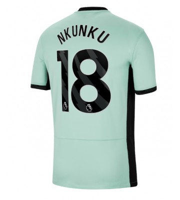 Chelsea Christopher Nkunku #18 Tredje trøje 2023-24 Kort ærmer